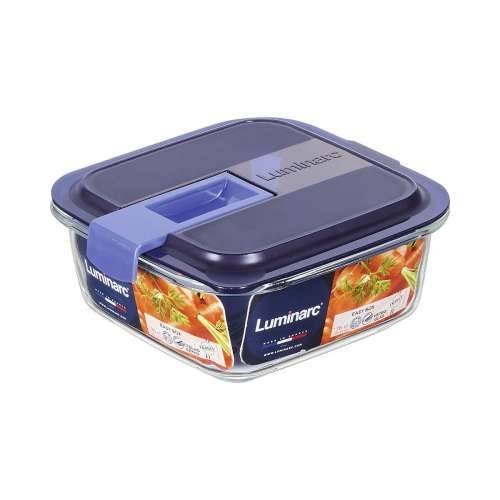 Hermetička Kutija za Ručak Luminarc Easy Box Plava Staklo (760 ml) (6 kom.) Cijena