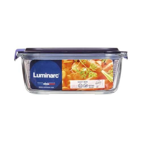 Hermetička Kutija za Ručak Luminarc Easy Box Plava Staklo (6 kom.) (1,22 L) Cijena