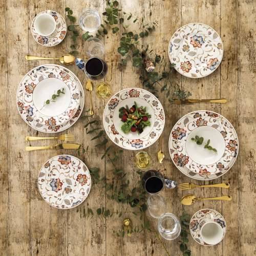 Duboki Tanjur Queen´s By Churchill Jacobean Cvjetni Keramika Porcelāna trauki 22,8 cm (6 kom.) Cijena