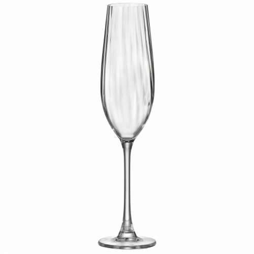 Čaša za šampanjac Bohemia Crystal Optic Providan Staklo 260 ml (6 kom.) Cijena