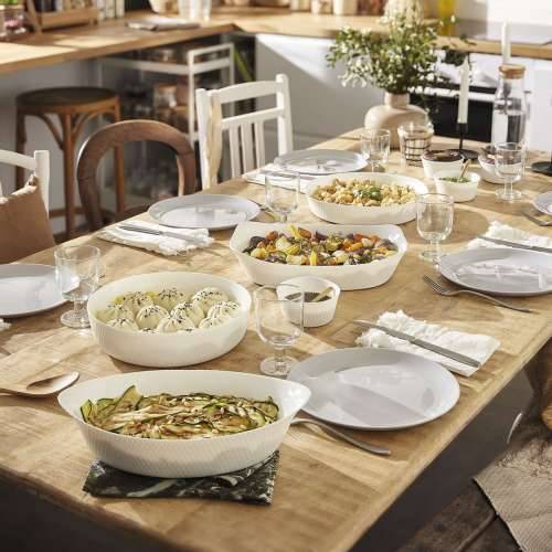 Posuda za Pečenje Luminarc Smart Cuisine 32 x 20 cm Bijela Staklo (6 kom.) Cijena