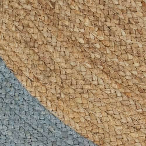 Ručno rađeni tepih od jute s maslinastozelenim rubom 120 cm Cijena