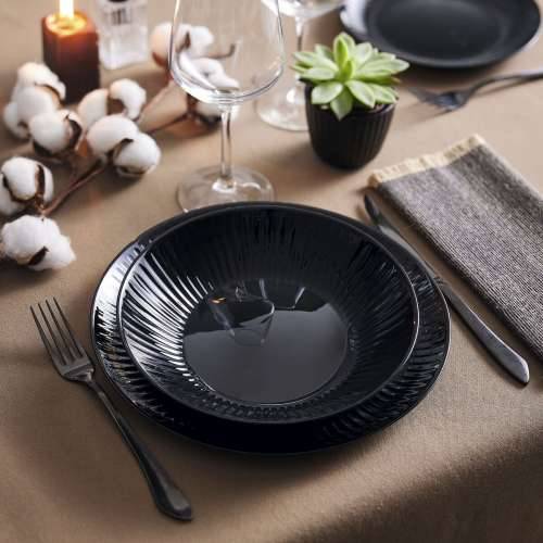 Tanjur za desert Luminarc Cottage Crna Staklo 19 cm (24 kom.) Cijena