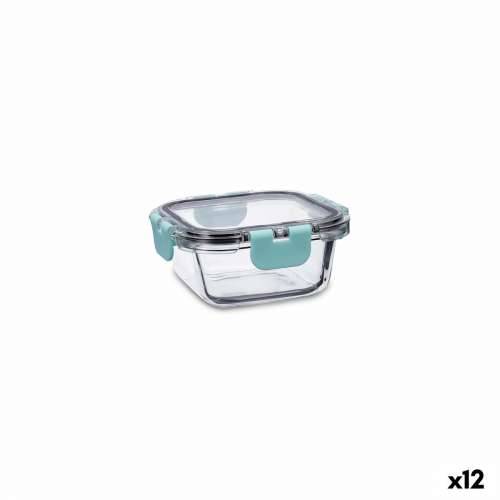 Hermetička Kutija za Ručak Quid Purity Kvadratno 310 ml Providan Staklo (12 kom.) Cijena