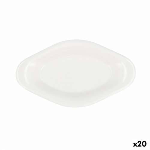 Pladanj za aperitive Quid Select Bijela Plastika 17 x 9,5 x 2 cm (20 kom.) Cijena