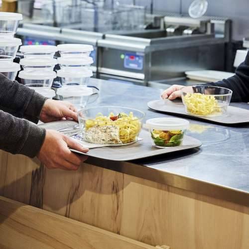 Okrugla Kutija za Ručak s Poklopcem Arcoroc So Urban Dvobojan Staklo 1,35 L (12 kom.) Cijena