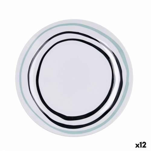 Plakans šķīvis Bidasoa Zigzag Pisana Keramika Ø 26,5 cm (12 kom.) Cijena