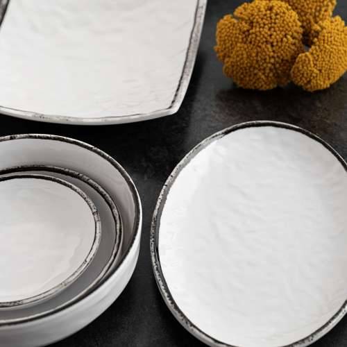 Zdjela Quid Select Filo Bijela Crna Plastika 11,6 x 2,6 cm (24 kom.) Cijena
