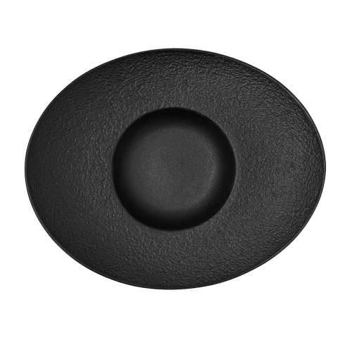 Duboki Tanjur Bidasoa Fosil Crna Keramika ovalno 27,3 x 22,2 x 5,7 cm (8 kom.) Cijena