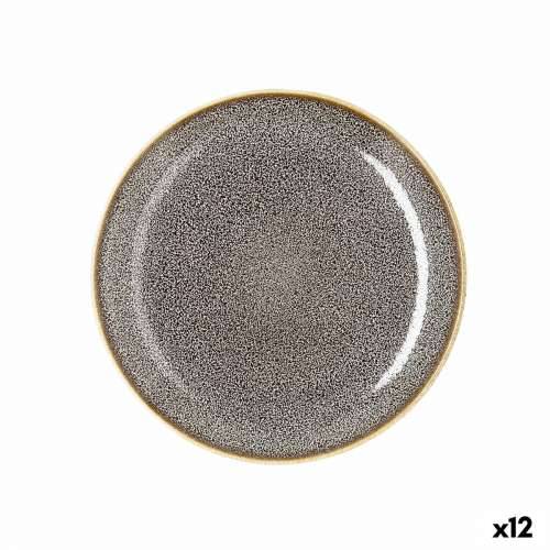 Plakans šķīvis Ariane Jaguar Freckles Smeđa Keramika 21 cm (12 kom.) Cijena