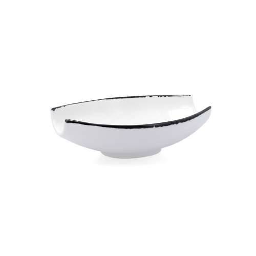 Zdjela Ariane Vital Filo Bijela Crna Keramika 19 x 13,5 cm (8 kom.) Cijena