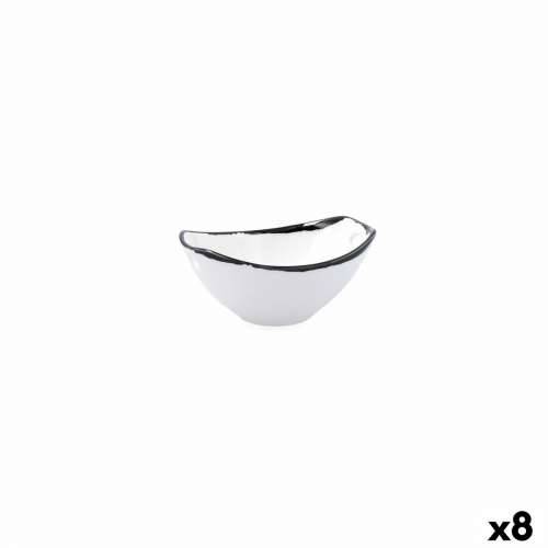 Zdjela Ariane Vital Filo Bijela Crna Keramika 11,6 cm (8 kom.) Cijena