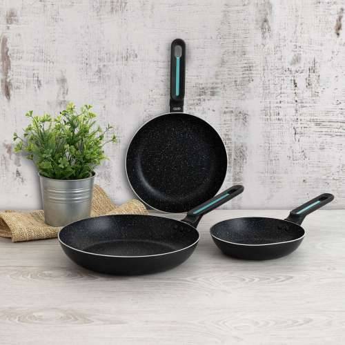 Set tava Quid Oasis Crna Metal 3 Dijelovi Cijena