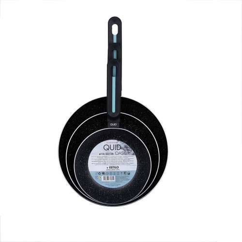 Set tava Quid Oasis Crna Metal 3 Dijelovi Cijena