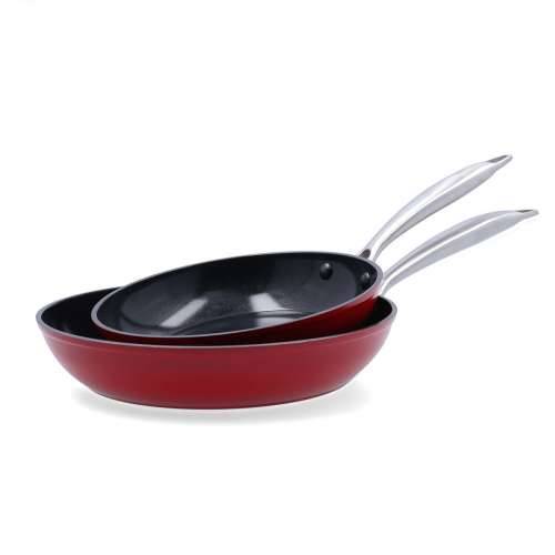 Set tava Quid Mirro Crvena Metal 2 Dijelovi Cijena