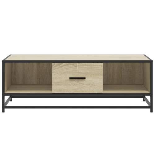 Stolić za kavu boja hrasta sonome 100x57x35 cm od drva i metala - sonoma hrast 1 Cijena