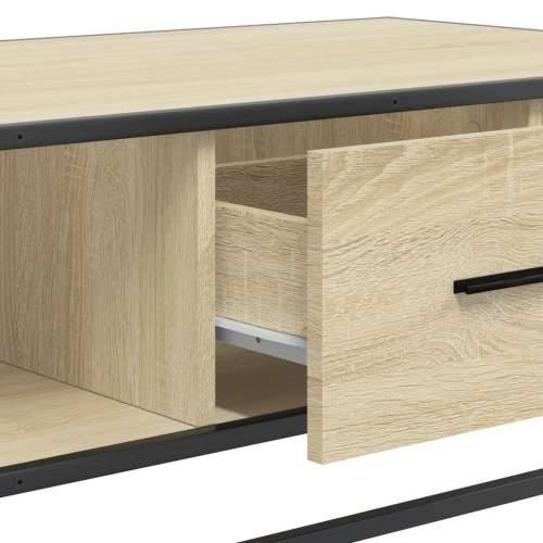 Stolić za kavu boja hrasta sonome 100x57x35 cm od drva i metala - sonoma hrast 1 Cijena