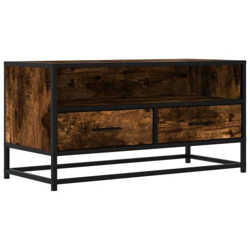 TV ormarić boja dimljenog hrasta 80x34,5x40 cm konstruirano - Dimljeni hrast 1 80 cm Cijena