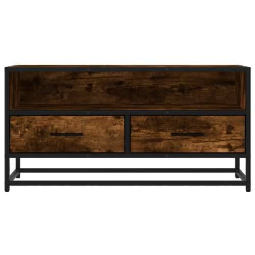 TV ormarić boja dimljenog hrasta 80x34,5x40 cm konstruirano - Dimljeni hrast 1 80 cm Cijena