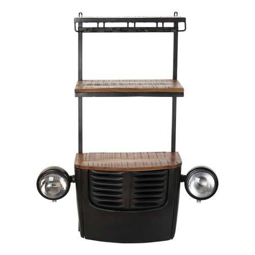 Stalak za boce DKD Home Decor Automobil Drvo akacije Željezo Tamno sivo (83 x 30 x 104 cm) Cijena