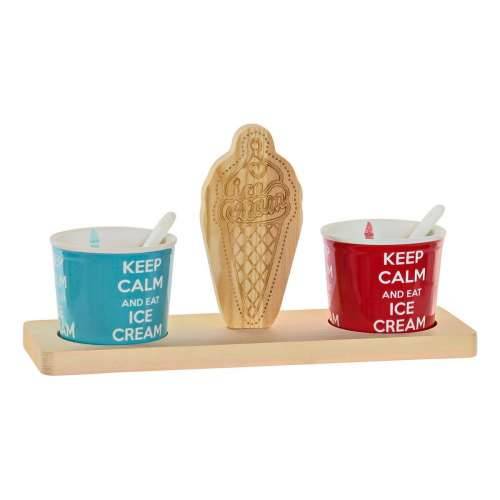 Set Čaša DKD Home Decor Pisana Keramika Borovina Cijena