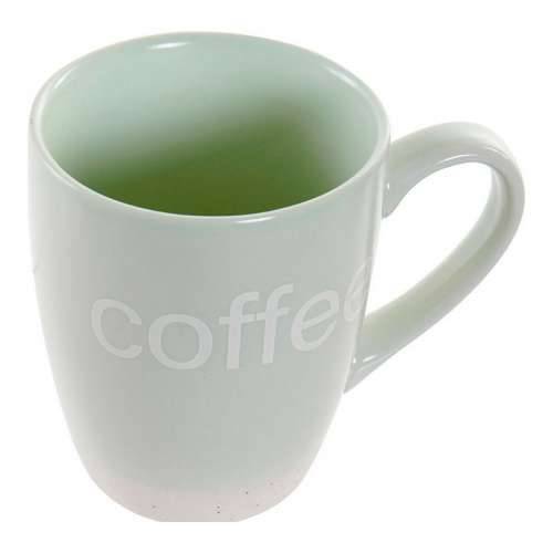 Velika Šalica DKD Home Decor Pisana Plava Roza Kaučukovac Zelena Gres Keramika 160 ml (3 kom.) (7 pcs) Cijena
