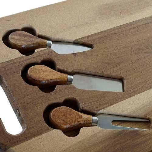 Daska za rezanje DKD Home Decor 42 x 25 x 2,2 cm Prirodno Drvo akacije Cijena