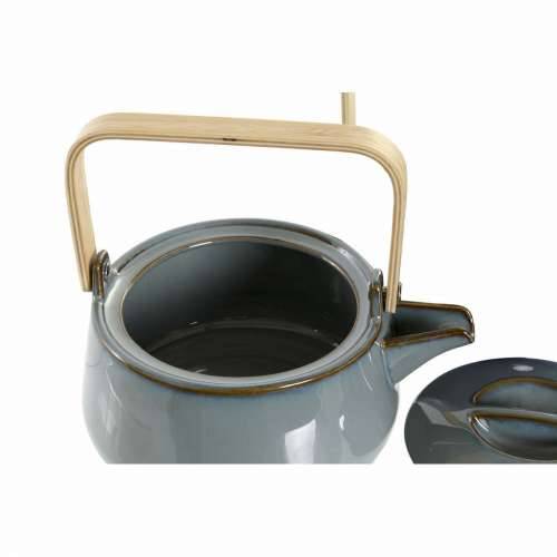 Čajnik DKD Home Decor 21 x 17 x 10 cm Porculan Siva 1 L Cijena