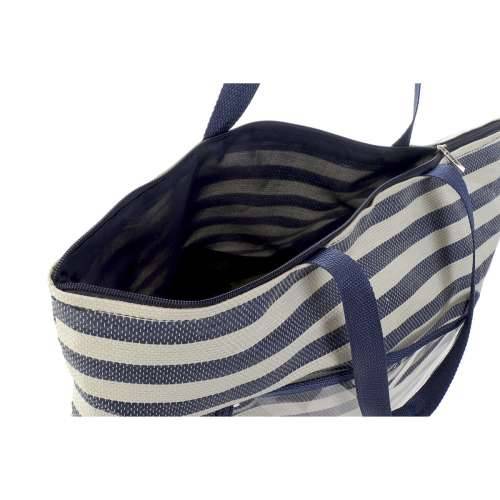 Torba za Plažu DKD Home Decor 55 x 17 x 35 cm Platno Crvena Plava PVC (2 kom.) Cijena