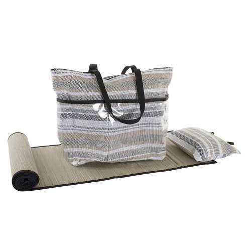 Torba za Plažu DKD Home Decor Plava Smeđa Zelena Siva Metvica PVC Platno 44 x 23 x 62 cm (2 kom.) Cijena
