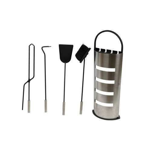 Pribor za Kamin DKD Home Decor Srebrna Čelik 23 x 15 x 66 cm (4 Dijelovi) Cijena