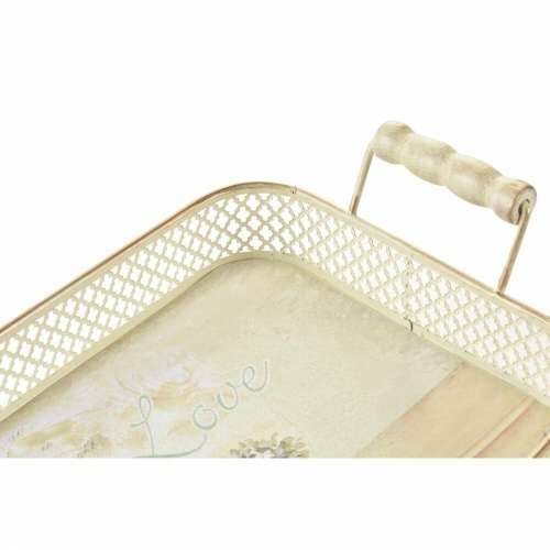 Set pladnjeva DKD Home Decor Roza Metal Aluminij 8 cm 40 x 21 x 8 cm (3 kom.) Cijena