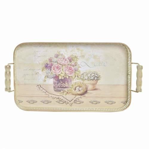 Set pladnjeva DKD Home Decor Roza Metal Aluminij 8 cm 40 x 21 x 8 cm (3 kom.) Cijena