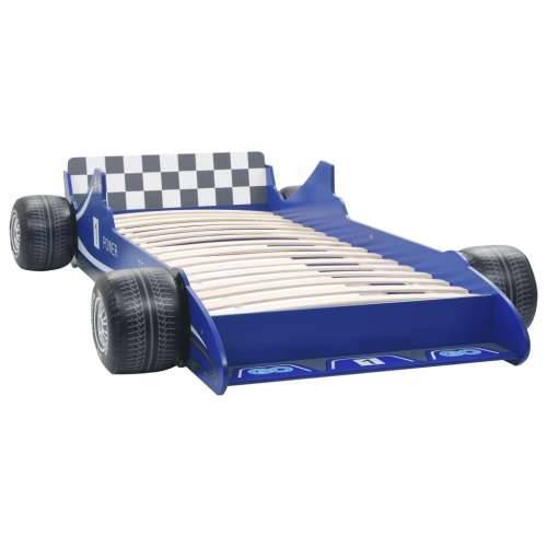 Dječji krevet trkaći auto 90x200 cm plavi Cijena