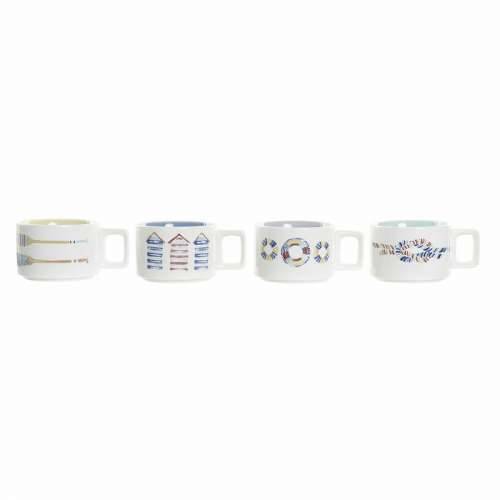 Set Šalica za Kavu DKD Home Decor Plava Pisana Metal Dolomite 260 ml Cijena