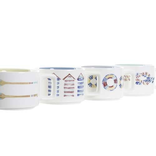 Set Šalica za Kavu DKD Home Decor Plava Pisana Metal Dolomite 260 ml Cijena