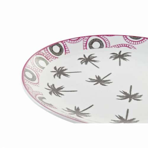 Set Posuđa DKD Home Decor Plava Pisana Turkizno Porculan Kolonijalni Afrikanac 27 x 27 x 2,5 cm 18 Dijelovi (18 pcs) Cijena