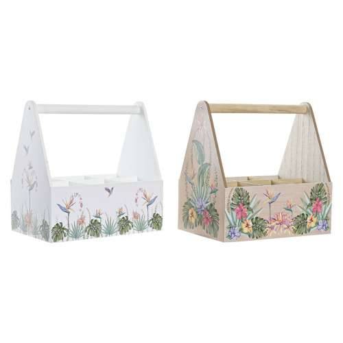 Stalak za boce DKD Home Decor Pisana Drvo MDF 24 x 16,5 x 25 cm (2 kom.) Cijena