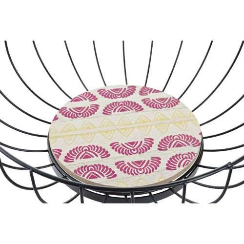 Posuda za Voće DKD Home Decor Plava Turkizno Metal Drvo MDF 28 x 28 x 11 cm (2 kom.) Cijena