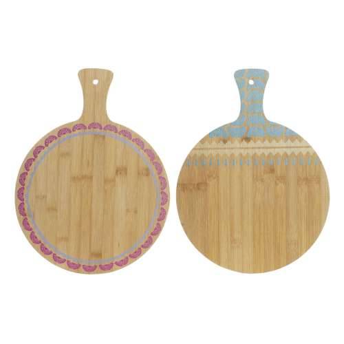 Daska za rezanje DKD Home Decor Tropsko Prirodno Turkizno Granatna 30 x 40 x 1 cm Cijena