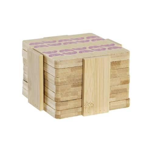 Podmetači za čaše DKD Home Decor Africa Bambus Kolonijalni Afrikanac (6 pcs) Cijena