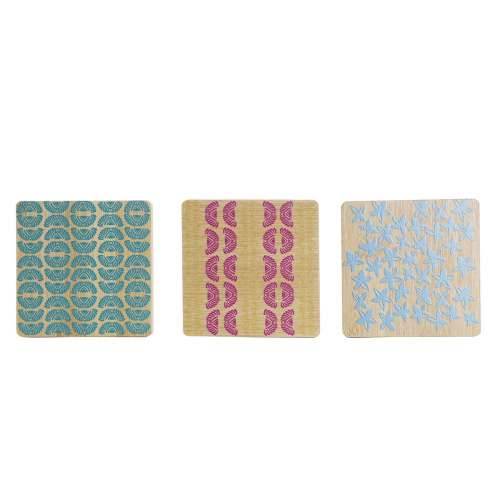 Podmetači za čaše DKD Home Decor Africa Bambus Kolonijalni Afrikanac (6 pcs) Cijena