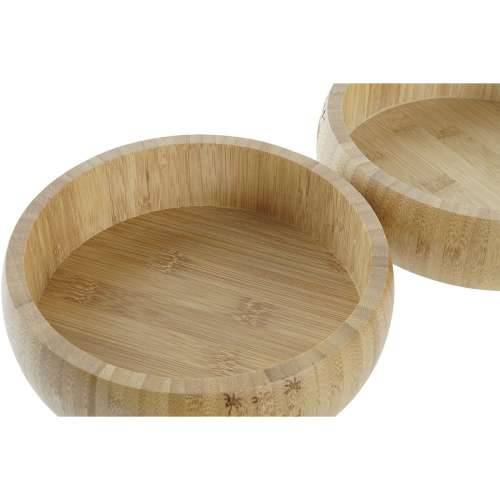 Zdjela za Salatu DKD Home Decor Prirodno Bambus 20 x 20 x 5 cm Cijena