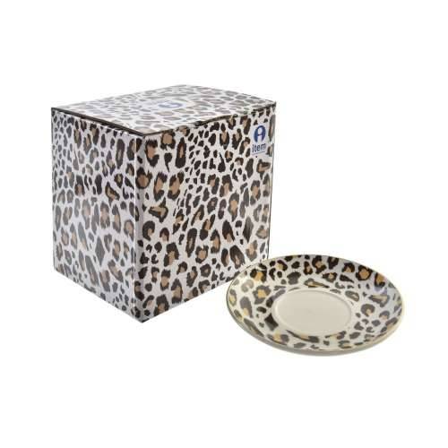 Čajnik DKD Home Decor Leopard Kristal Porculan Smeđa Providan Bijela (2 kom.) Cijena