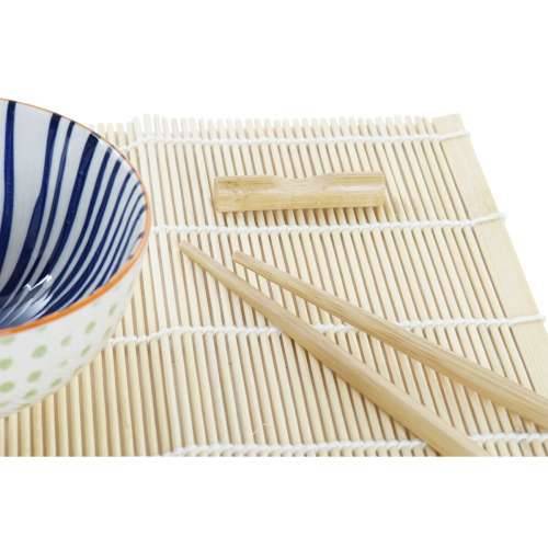 Set za sushi DKD Home Decor 14,5 x 14,5 x 31 cm Plava Bijela Gres Keramika Orijentalno (16 Dijelovi) Cijena