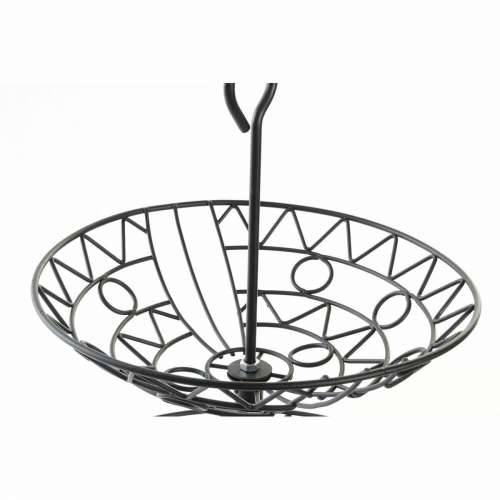 Posuda za Voće DKD Home Decor Crna Metal geometrijski 28 x 28 x 40 cm Cijena