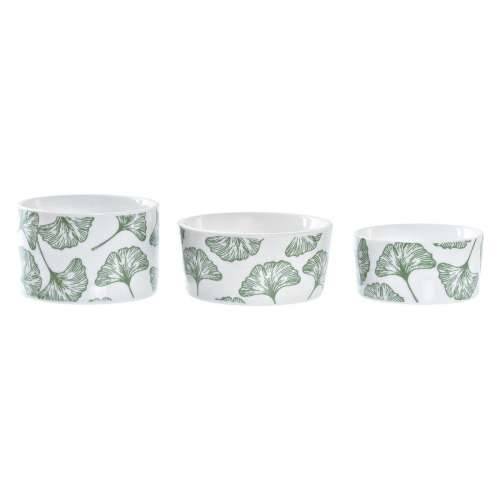 Set za Predjelo DKD Home Decor Bambus Gres Keramika Listovi Tropsko 4 Dijelovi 18 x 18 x 1 cm Cijena