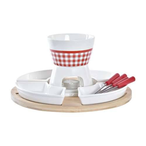 Fondue DKD Home Decor Crvena 26,5 x 26,5 x 1,5 cm (10 pcs) Cijena
