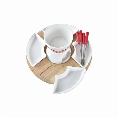 Fondue DKD Home Decor Crvena 26,5 x 26,5 x 1,5 cm (10 pcs) Cijena