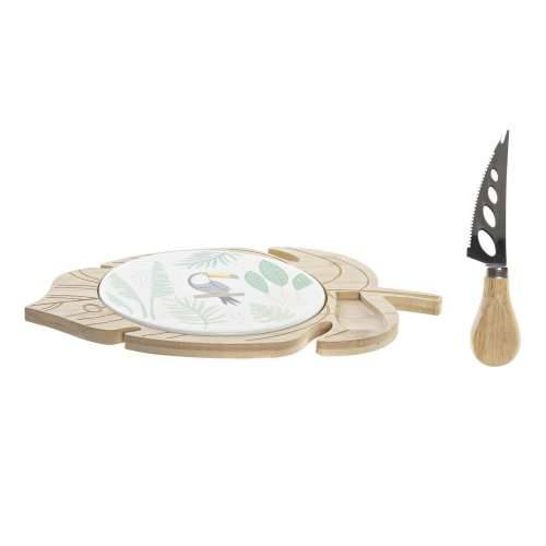 Daska za Sir DKD Home Decor Bambus Gres Keramika 28 x 18 x 3 cm (12 kom.) Cijena